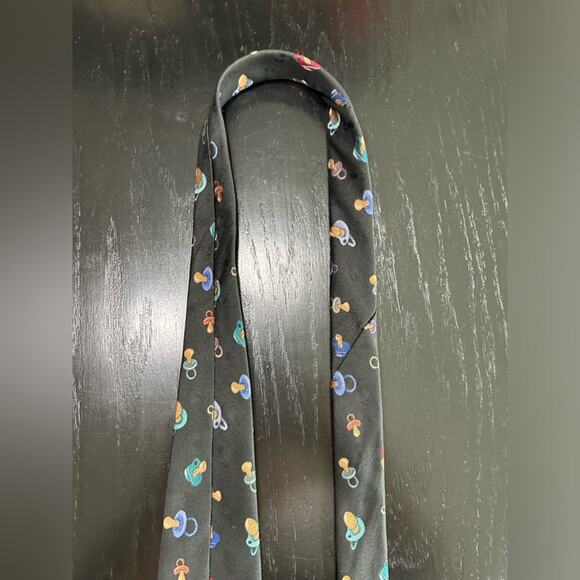 String beans tie- men’s tie- pacifier new dad , dad to be , fathers gift- binkie - Picture 6 of 11